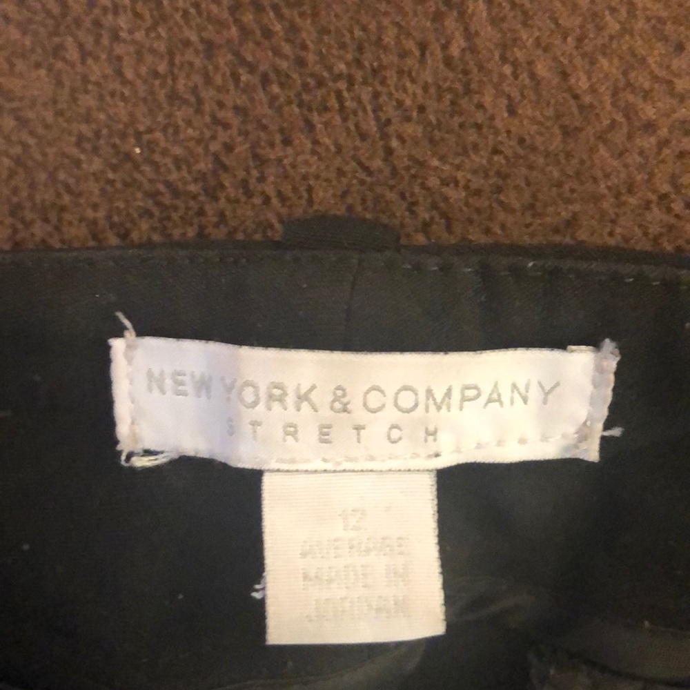 Black NY & Co dress pants size 12